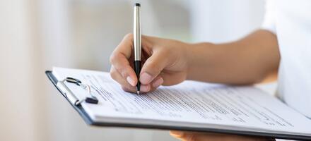 Clipboard and checklist